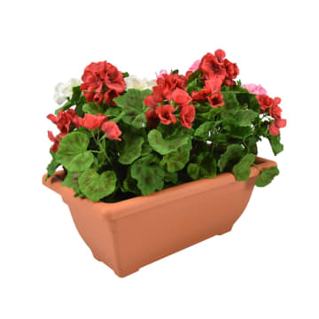 Jual Kris Garden Bunga Artifisial Geranium Dengan Pot Pink Jual Kris Garden Bunga Artifisial Geranium Dengan Pot Pink
