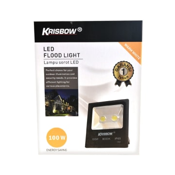Jual Krisbow Lampu Sorot Led Cob 100 W 3000 K Terbaru ...