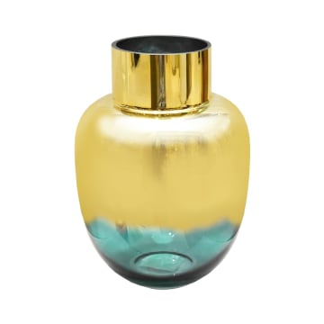 VAS OMBRE GOLDIE 21X21X30CM_1