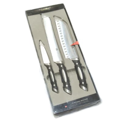 Gambar Scanpan Set 3 Pcs Classic Pisau Dapur Santoku Bread Paring