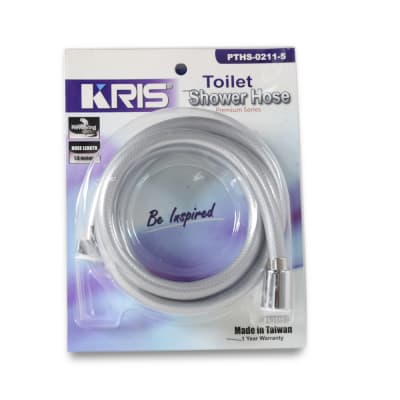 Gambar Kris 1.5 Mtr Selang Shower Toilet Premium - Silver