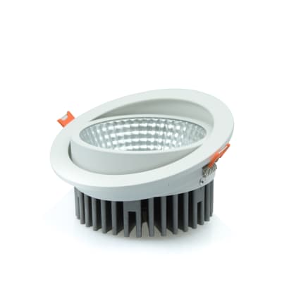 Gambar Krisbow Lampu Downlight Led Adjustable 30w 38d 3000k - Warm White