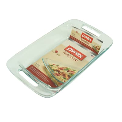 Gambar Pyrex 1.9 Ltr Easy Grab Oblong Loyang Kaca