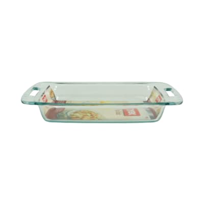 Gambar Pyrex 2.8 Ltr Easy Grab Oblong Loyang Kaca