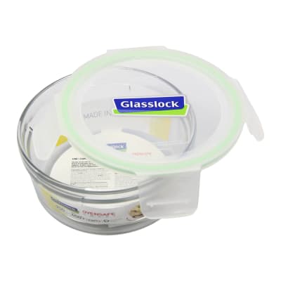 Gambar Glasslock 900 Ml Wadah Makanan Oven Smart Round