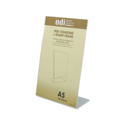 Gambar Odi Sign Holder Acrylic Vertikal L A5