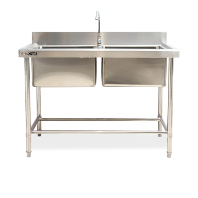 Gambar Kris Wastafel Tempat Cuci Piring Double Sink Stainless Steel