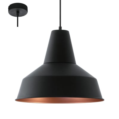 Gambar Eglo Somerton Lampu Gantung Hias - Hitam/copper