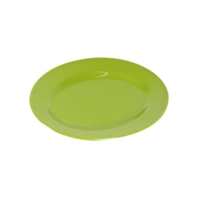 Gambar Krischef 25 Cm Piring Saji Melamine - Hijau