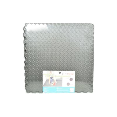 Gambar Forhom Karpet Puzzle 60x60x1.5 Cm Eva Mat Texture - Abu Abu