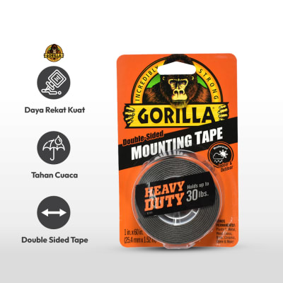 Gambar Gorilla Double Tape Heavy Duty 2.5 Cm