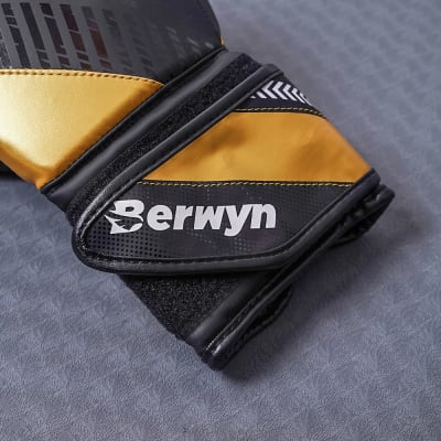 Gambar Berwyn Sarung Tinju 12 Oz - Hitam/gold