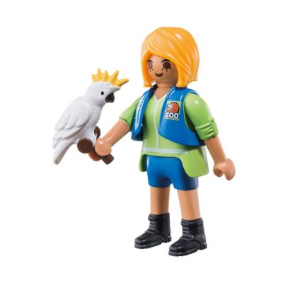 Gambar Playmobil Animal Trainer Dengan Cockatoo 6830