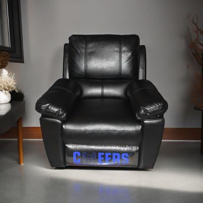 Gambar Cheers Mc Belle Sofa Recliner Kulit 1 Seater - Hitam