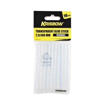 Gambar Krisbow Set 10 Pcs Refill Lem Tembak 7.2x100 Mm - Transparan