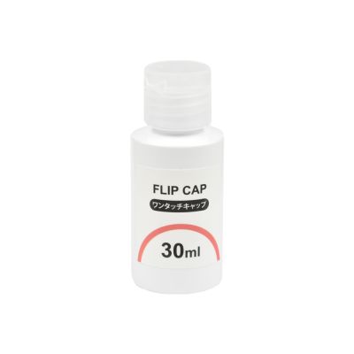 Gambar Ataru 30 Ml Botol Cairan Dengan Tutup Flip - Putih