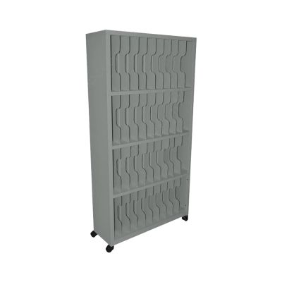 Gambar Krisbow 31.2x92x176 Cm Lemari Arsip Kantor Metal Dengan Divider