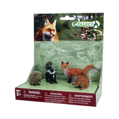 Gambar Collecta Set 4 Pcs Figure Woodland Fox