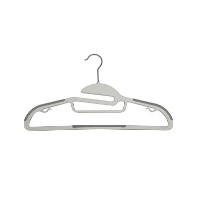 Gambar Informa 41.3 Cm Set 5 Pcs Smart Hanger Plastik Anti Slip - Abu-abu Muda