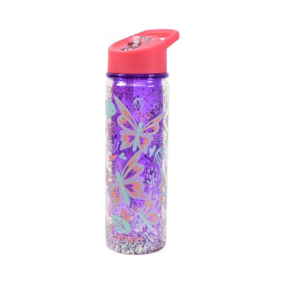 Gambar Smash 500 Ml Botol Minum Glitter Butterfly