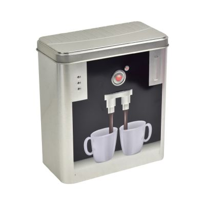 Gambar Krishome 16x8.4x18 Cm Kotak Penyimpanan Coffee Machine - Hitam