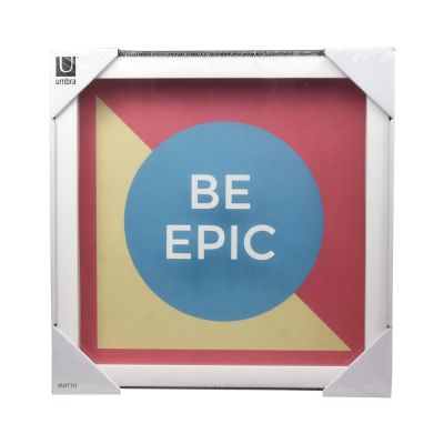 Gambar Umbra 30x30 Cm Hiasan Dinding Be Epic - Putih