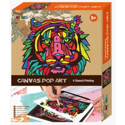 Gambar Avenir Set Canvas Pop Art Lion Ch1343