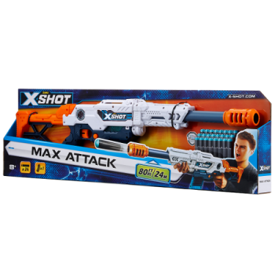 Gambar Xshot Gun Excel Max Attack 10 Dart 1 Clip