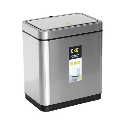 Gambar Eko 20 Ltr Deluxe Mirage Tempat Sampah Sensor Gerak - Silver