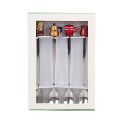 Gambar Appetite Set 4 Pcs Sendok Teh Panjang Coffee Pot