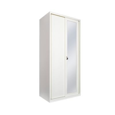 Gambar Masterspace 90x55x195 Cm Lemari Pakaian 2 Pintu Geser  - Putih