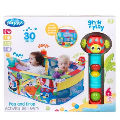 Gambar Playgro Pop N Drop Activity Ball Gym 120752a