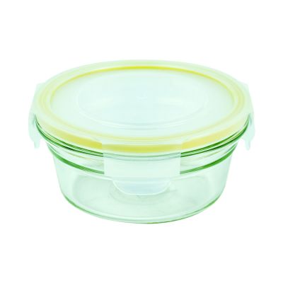 Gambar Glasslock 450 Ml Wadah Makanan Oven Ring Taper Round - Kuning