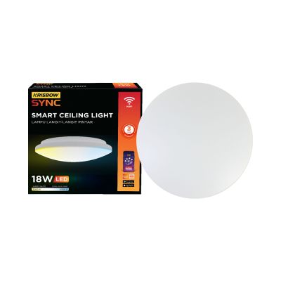 Gambar Krisbow Sync Smart Lampu Langit-langit Wifi 18 Watt