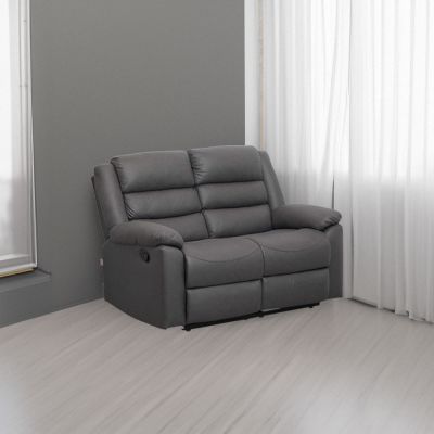 Gambar Selma Lexus Sofa Recliner Fabric 2 Seater - Abu-abu Tua