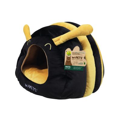 Gambar M-pets Eco Tempat Tidur Hewan Maya - Hitam/kuning