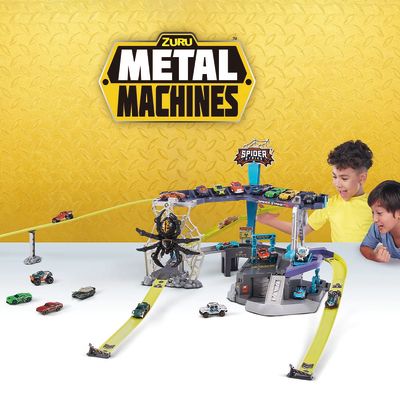 Gambar Zuru Playset Metal Machine Spider Strike