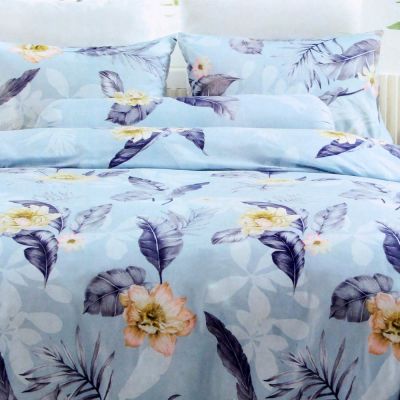 Gambar Sleeplite 210x220 Cm Bed Cover Polyester Popy - Biru