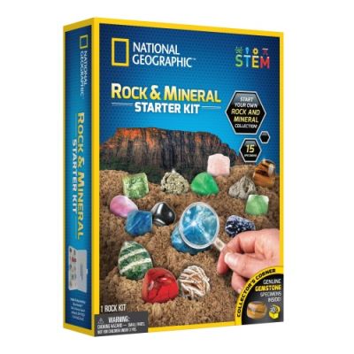 Gambar National Geographic Set Rock Mineral Start Kit