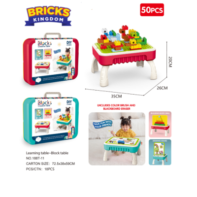 Gambar Bricks Kingdom Set Building Blocks Desk