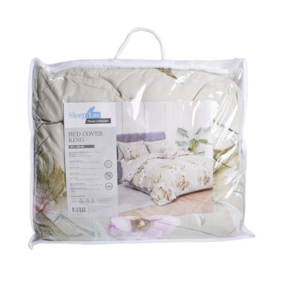 Gambar Sleeplite 210x220 Cm Bed Cover Polyester Poppy - Hijau