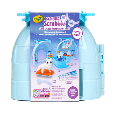 Gambar Crayola Scribble Scrubbie Pets Arctic Igloo 747471