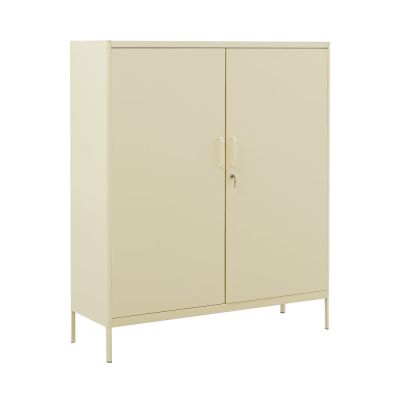 Gambar Informa Lenelle Kabinet Kantor Metal 2 Pintu Wide - Putih Ivory