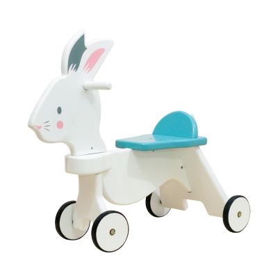 Gambar Little Giggles Ride On Bunny - Putih/biru