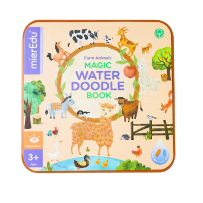 Gambar Mieredu Buku Magic Water Doodle Farm Animals