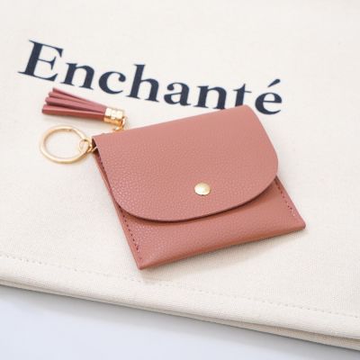 Gambar Ataru Dompet Kartu Dengan Tassel Pu - Pink