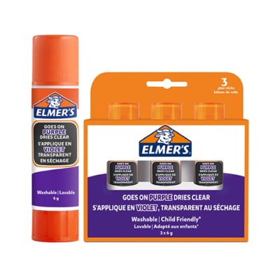 Gambar Elmers 6 Gram Set 3 Pcs Lem Stick 2141425​ - Ungu