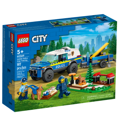 Gambar LEGO City Mobile Police Dog Training 60369