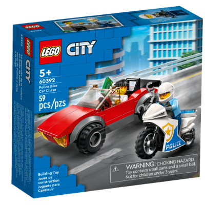 Gambar LEGO City Police Bike Car Chase 60392