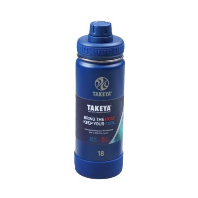 Gambar Takeya 530 Ml Botol Vacuum Flask Stainless - Biru Midnight